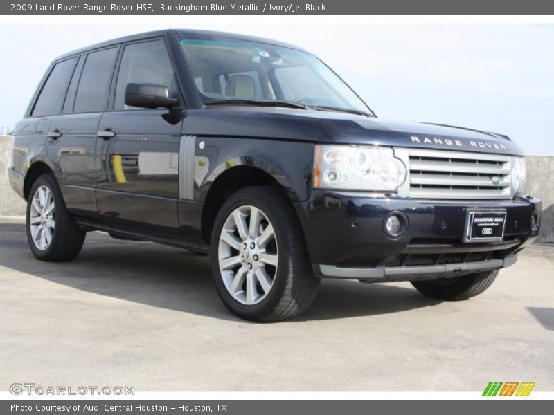 Buckingham Blue Metallic / Ivory/Jet Black 2009 Land Rover Range Rover HSE