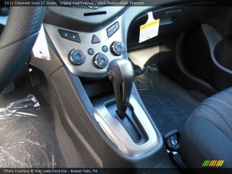 Crystal Red Tintcoat / Dark Pewter/Dark Titanium 2013 Chevrolet Sonic LT Sedan