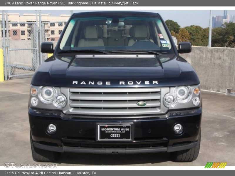 Buckingham Blue Metallic / Ivory/Jet Black 2009 Land Rover Range Rover HSE
