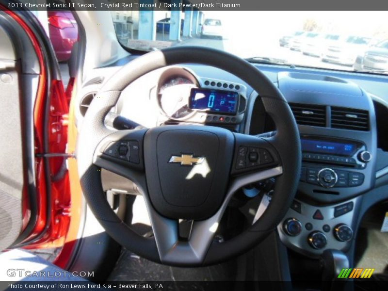 Crystal Red Tintcoat / Dark Pewter/Dark Titanium 2013 Chevrolet Sonic LT Sedan