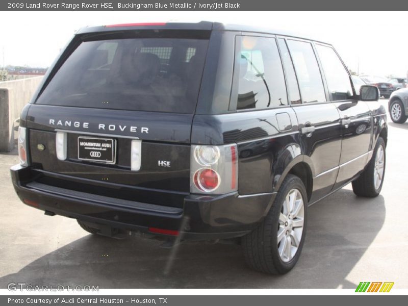Buckingham Blue Metallic / Ivory/Jet Black 2009 Land Rover Range Rover HSE
