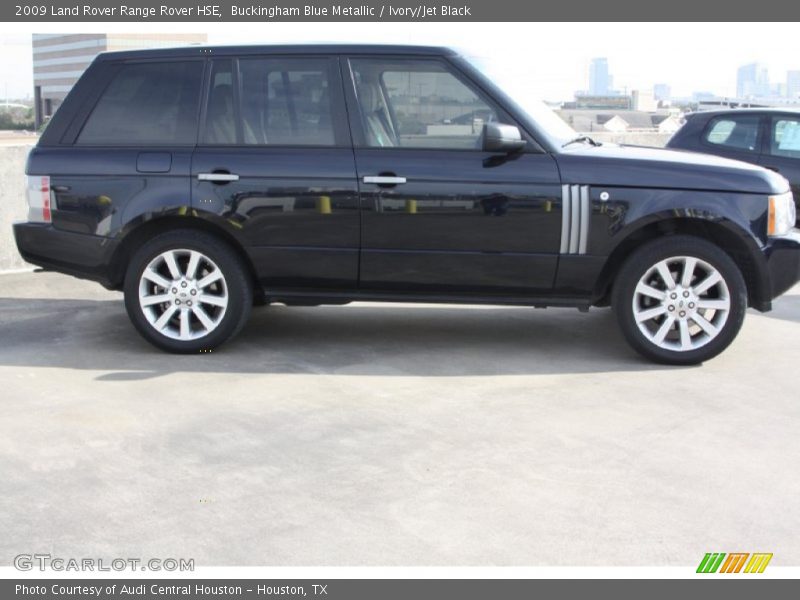Buckingham Blue Metallic / Ivory/Jet Black 2009 Land Rover Range Rover HSE
