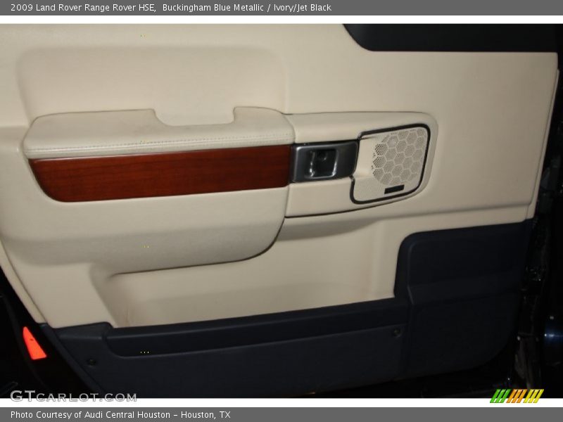 Buckingham Blue Metallic / Ivory/Jet Black 2009 Land Rover Range Rover HSE