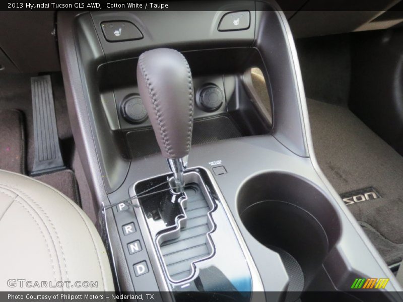 Cotton White / Taupe 2013 Hyundai Tucson GLS AWD