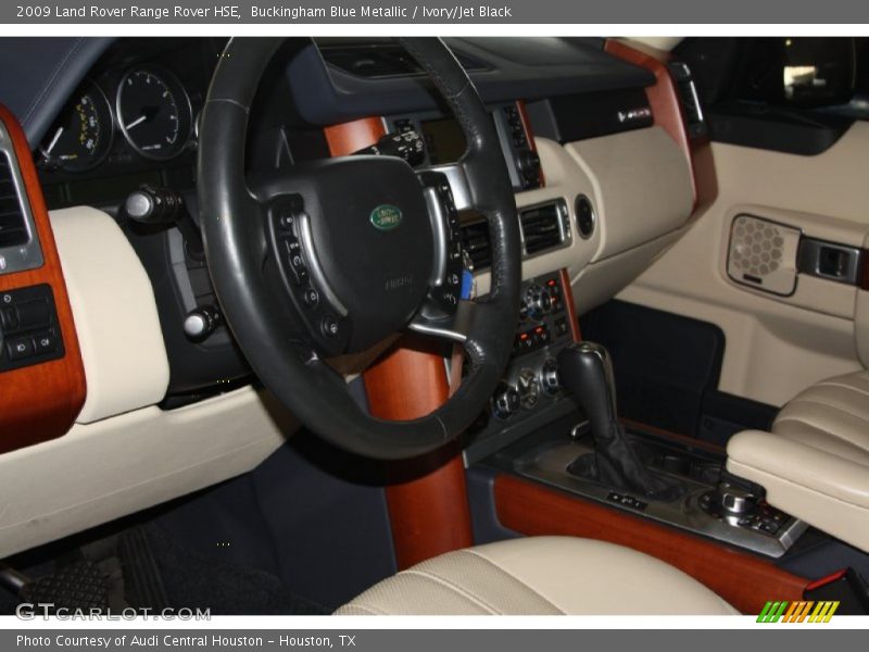 Buckingham Blue Metallic / Ivory/Jet Black 2009 Land Rover Range Rover HSE