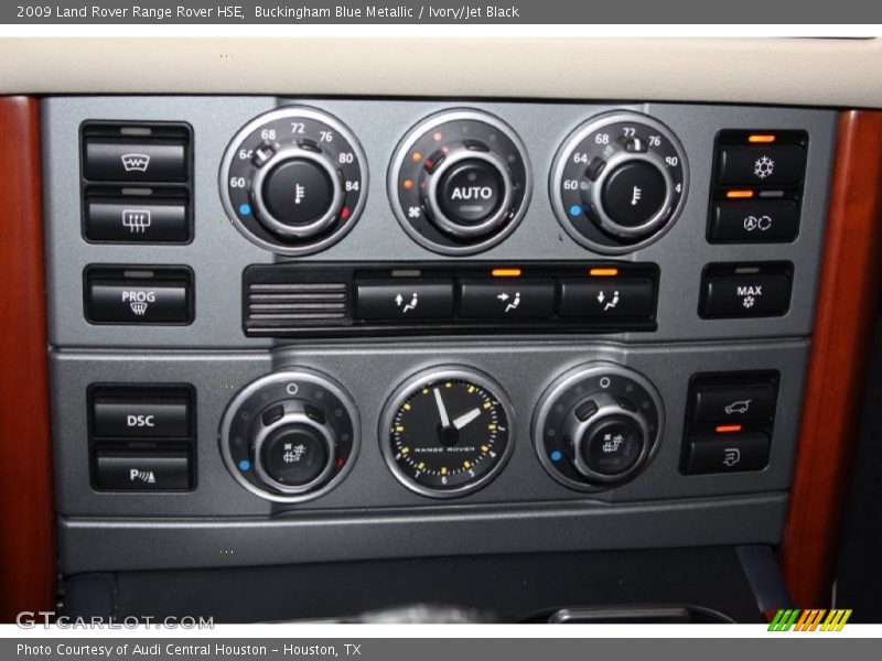 Controls of 2009 Range Rover HSE