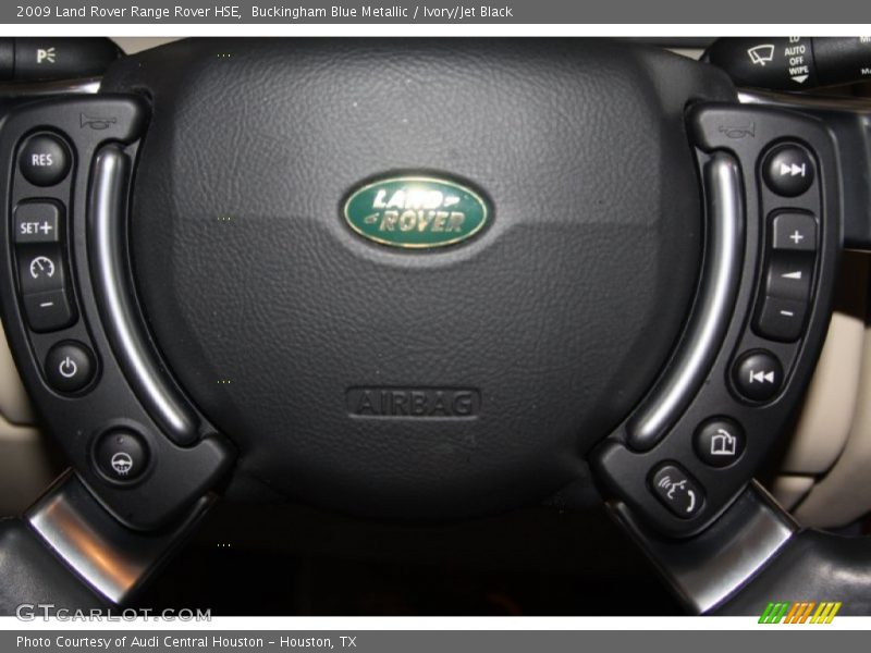 Buckingham Blue Metallic / Ivory/Jet Black 2009 Land Rover Range Rover HSE
