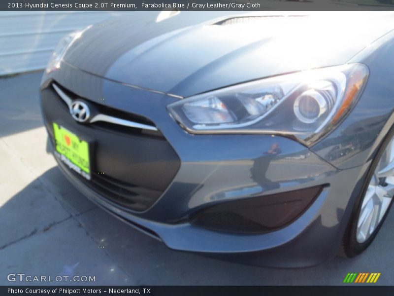 Parabolica Blue / Gray Leather/Gray Cloth 2013 Hyundai Genesis Coupe 2.0T Premium