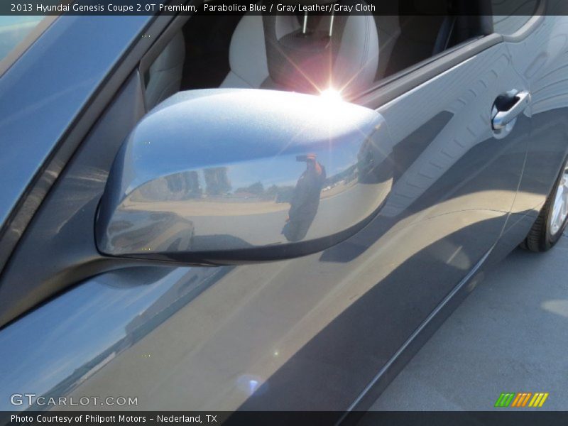 Parabolica Blue / Gray Leather/Gray Cloth 2013 Hyundai Genesis Coupe 2.0T Premium