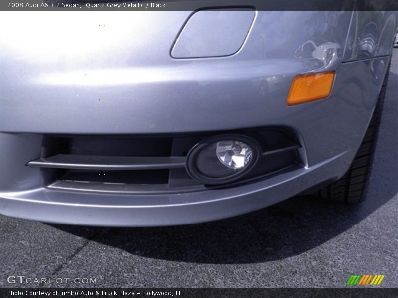 Quartz Grey Metallic / Black 2008 Audi A6 3.2 Sedan
