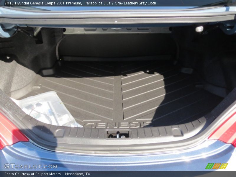 Parabolica Blue / Gray Leather/Gray Cloth 2013 Hyundai Genesis Coupe 2.0T Premium