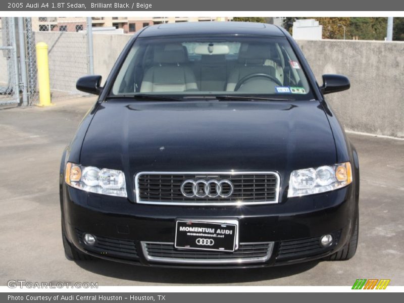 Brilliant Black / Beige 2005 Audi A4 1.8T Sedan