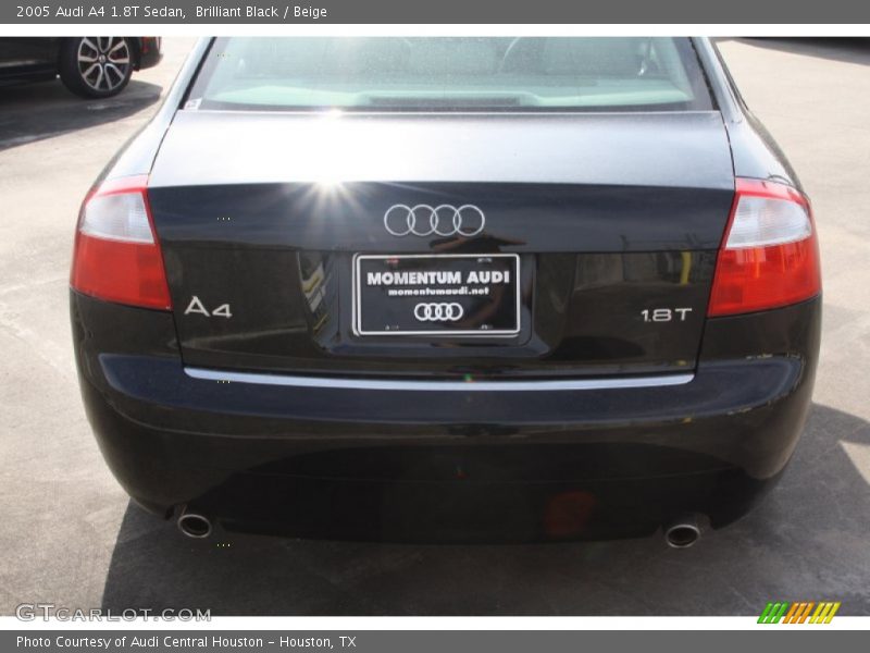 Brilliant Black / Beige 2005 Audi A4 1.8T Sedan