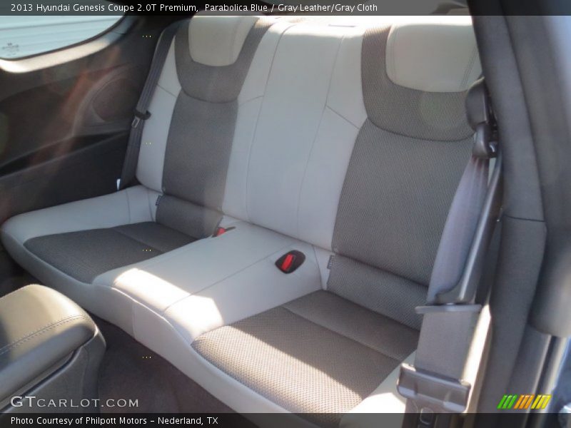 Parabolica Blue / Gray Leather/Gray Cloth 2013 Hyundai Genesis Coupe 2.0T Premium