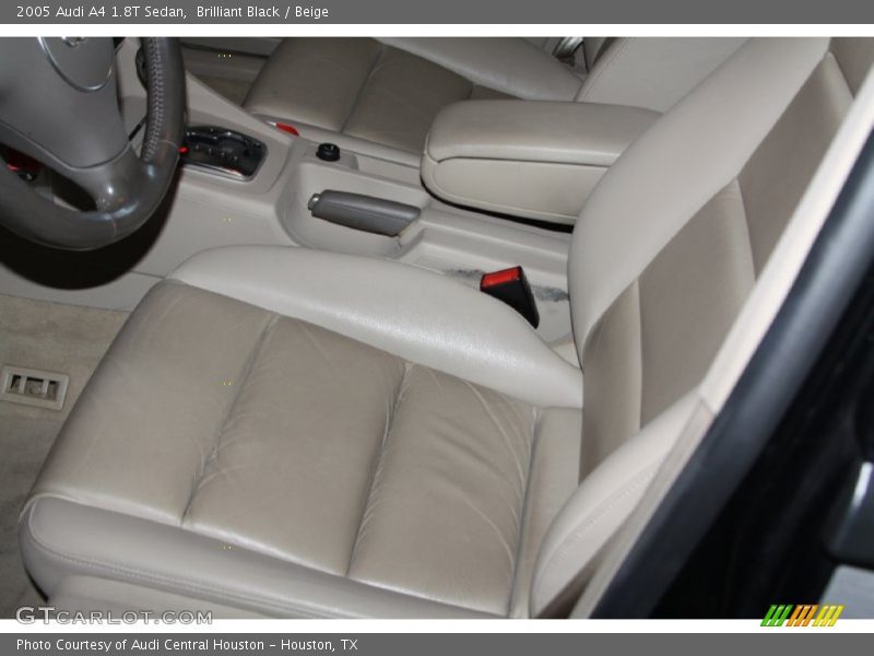 Brilliant Black / Beige 2005 Audi A4 1.8T Sedan