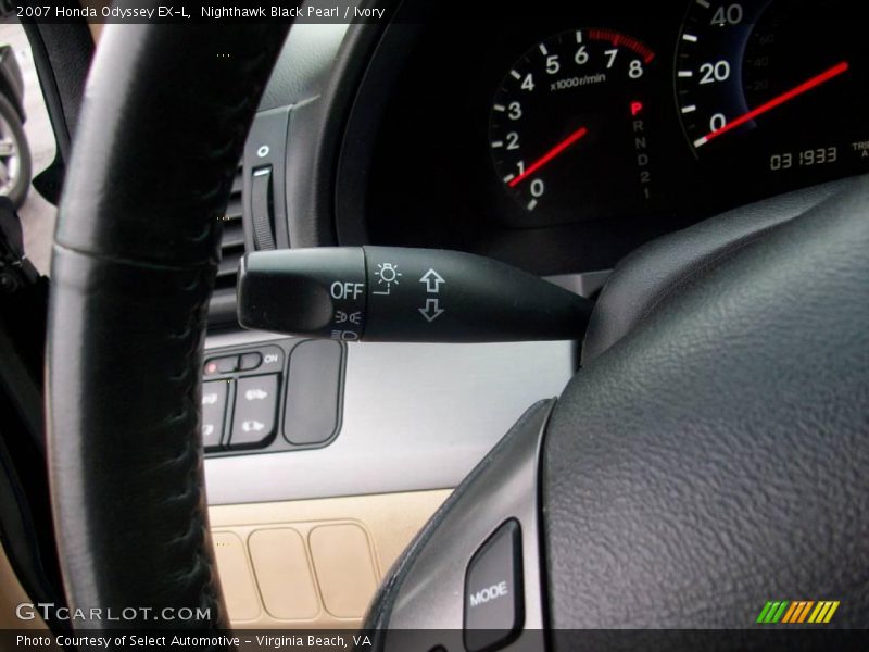 Nighthawk Black Pearl / Ivory 2007 Honda Odyssey EX-L