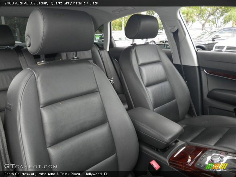 Quartz Grey Metallic / Black 2008 Audi A6 3.2 Sedan