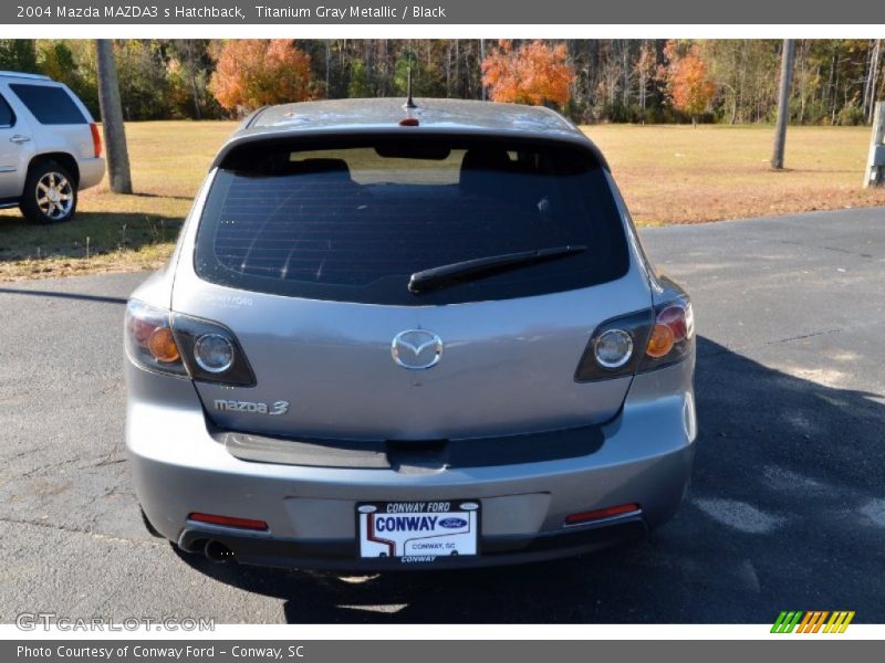 Titanium Gray Metallic / Black 2004 Mazda MAZDA3 s Hatchback