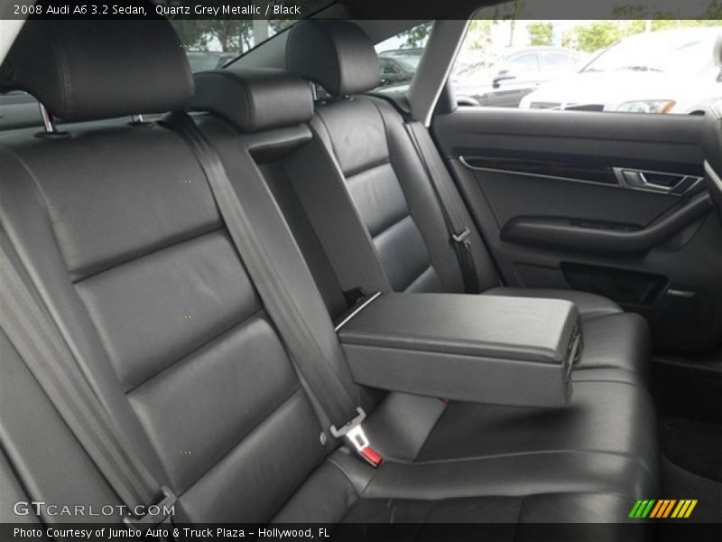 Quartz Grey Metallic / Black 2008 Audi A6 3.2 Sedan