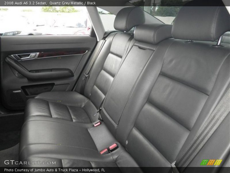 Quartz Grey Metallic / Black 2008 Audi A6 3.2 Sedan
