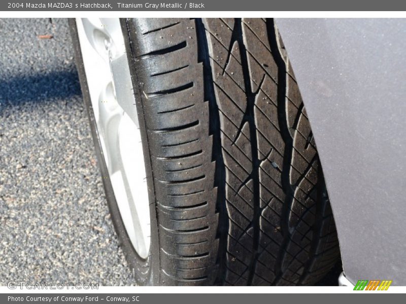 Titanium Gray Metallic / Black 2004 Mazda MAZDA3 s Hatchback