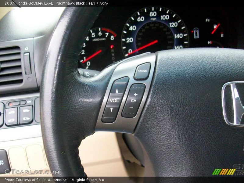 Nighthawk Black Pearl / Ivory 2007 Honda Odyssey EX-L