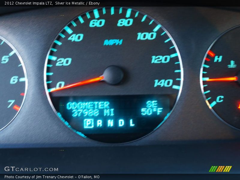 Silver Ice Metallic / Ebony 2012 Chevrolet Impala LTZ