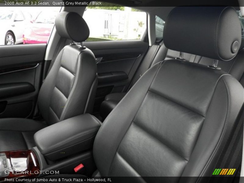 Quartz Grey Metallic / Black 2008 Audi A6 3.2 Sedan