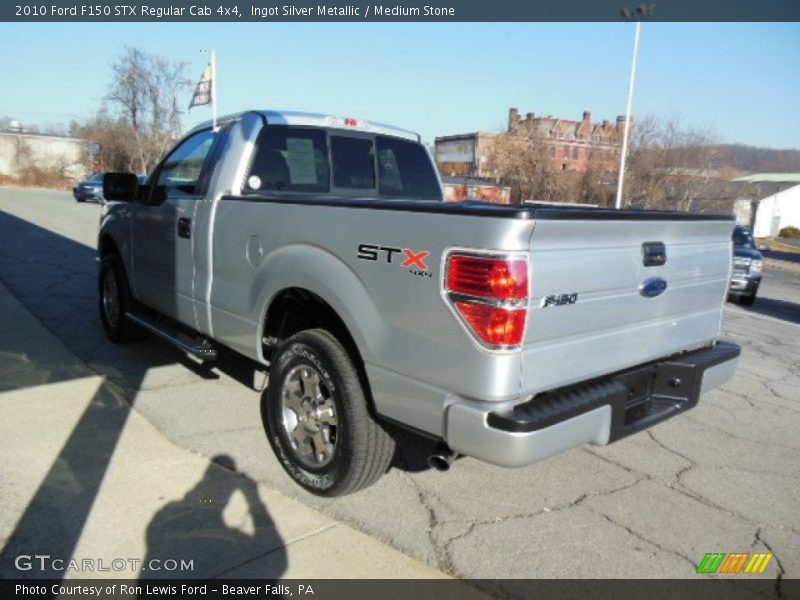 Ingot Silver Metallic / Medium Stone 2010 Ford F150 STX Regular Cab 4x4