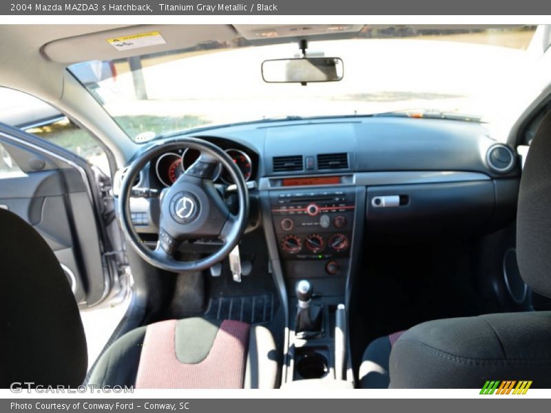 Titanium Gray Metallic / Black 2004 Mazda MAZDA3 s Hatchback