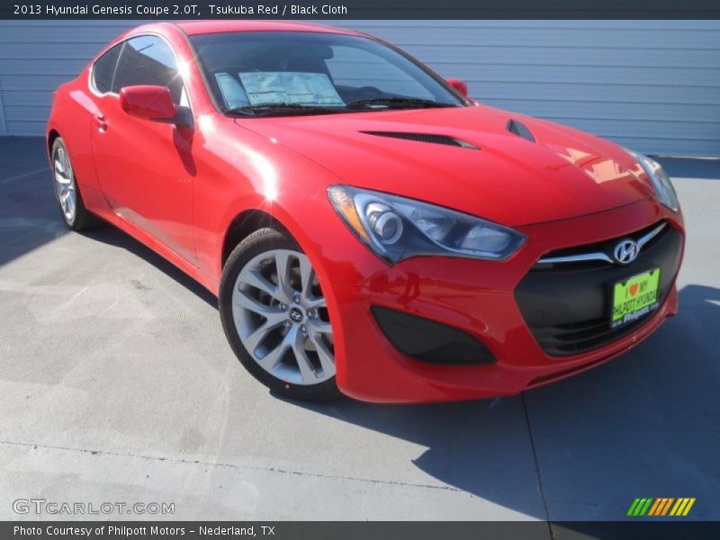 Tsukuba Red / Black Cloth 2013 Hyundai Genesis Coupe 2.0T
