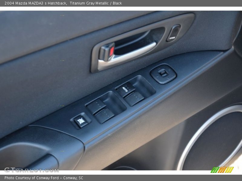 Titanium Gray Metallic / Black 2004 Mazda MAZDA3 s Hatchback