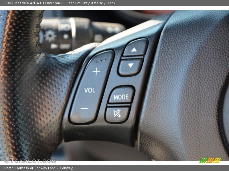 Titanium Gray Metallic / Black 2004 Mazda MAZDA3 s Hatchback