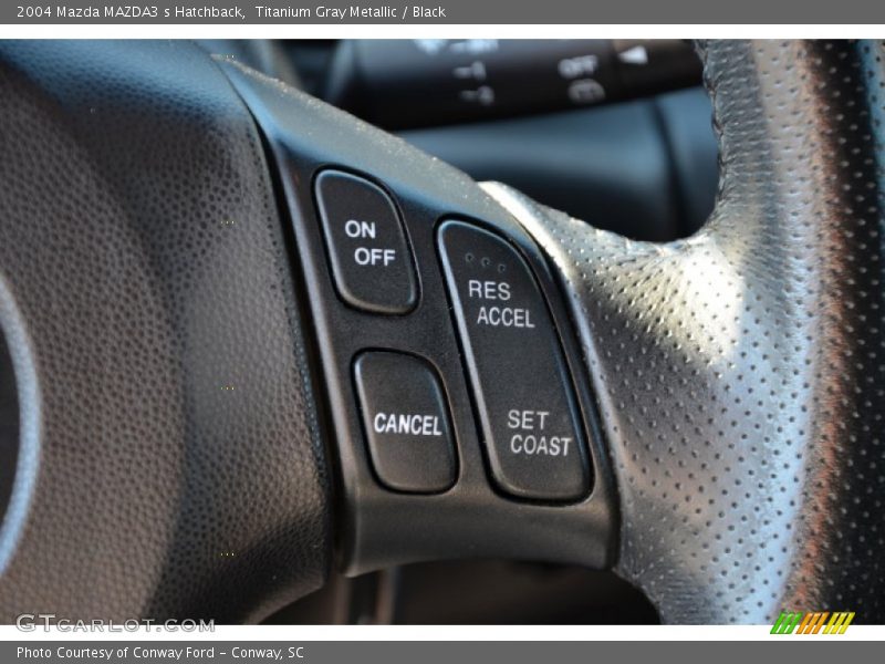 Titanium Gray Metallic / Black 2004 Mazda MAZDA3 s Hatchback