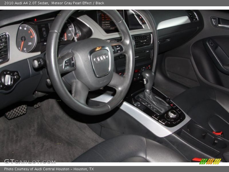 Meteor Gray Pearl Effect / Black 2010 Audi A4 2.0T Sedan