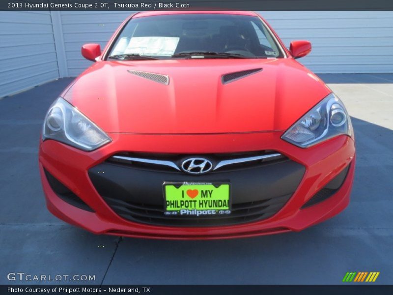 Tsukuba Red / Black Cloth 2013 Hyundai Genesis Coupe 2.0T
