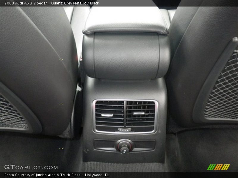 Quartz Grey Metallic / Black 2008 Audi A6 3.2 Sedan