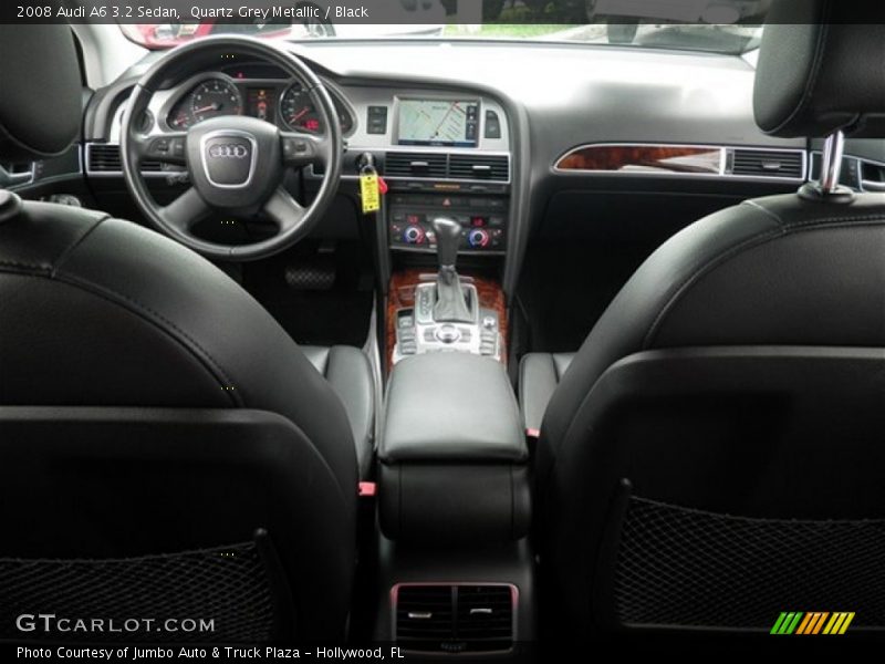 Quartz Grey Metallic / Black 2008 Audi A6 3.2 Sedan