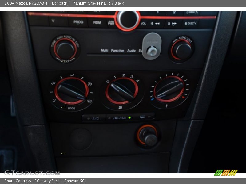 Titanium Gray Metallic / Black 2004 Mazda MAZDA3 s Hatchback
