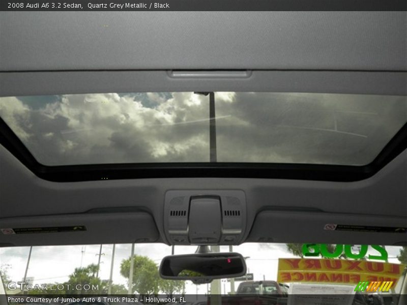 Quartz Grey Metallic / Black 2008 Audi A6 3.2 Sedan