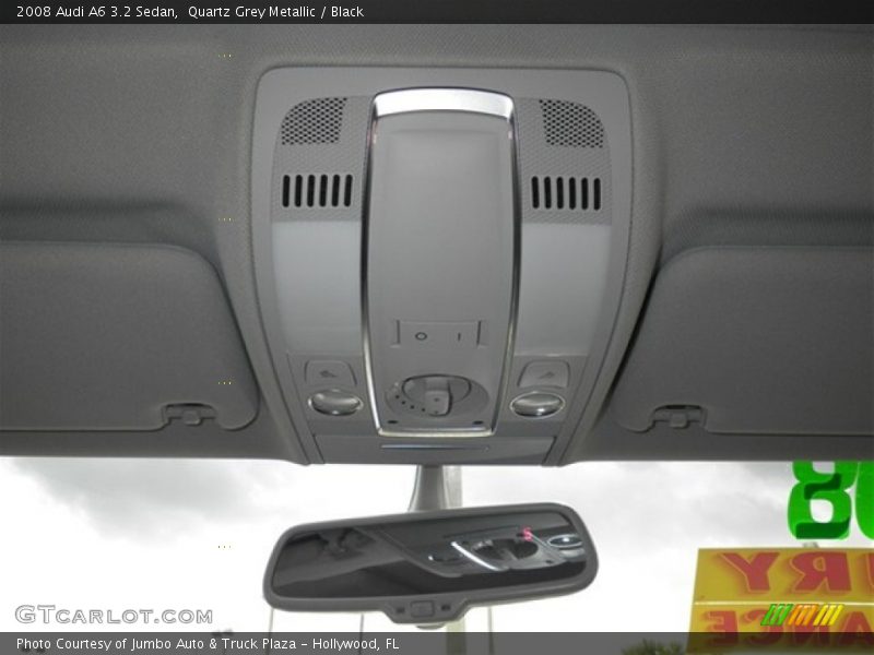 Quartz Grey Metallic / Black 2008 Audi A6 3.2 Sedan