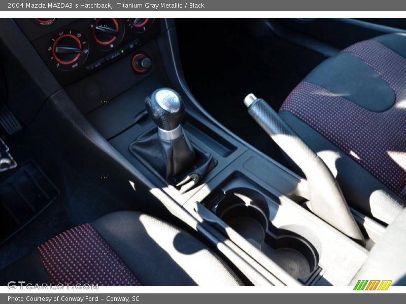 Titanium Gray Metallic / Black 2004 Mazda MAZDA3 s Hatchback