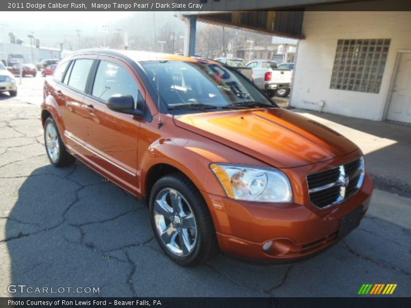 Mango Tango Pearl / Dark Slate Gray 2011 Dodge Caliber Rush