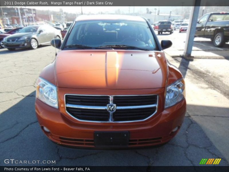 Mango Tango Pearl / Dark Slate Gray 2011 Dodge Caliber Rush