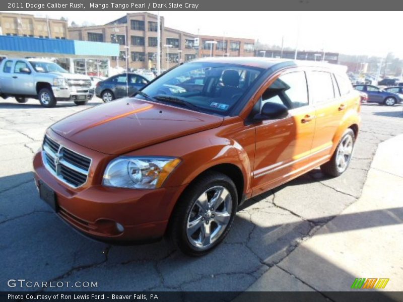 Mango Tango Pearl / Dark Slate Gray 2011 Dodge Caliber Rush