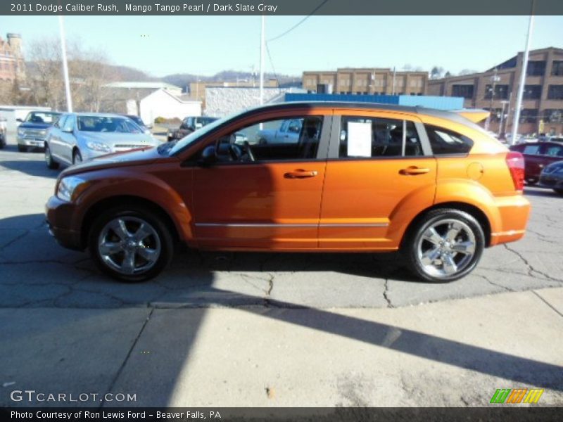 Mango Tango Pearl / Dark Slate Gray 2011 Dodge Caliber Rush