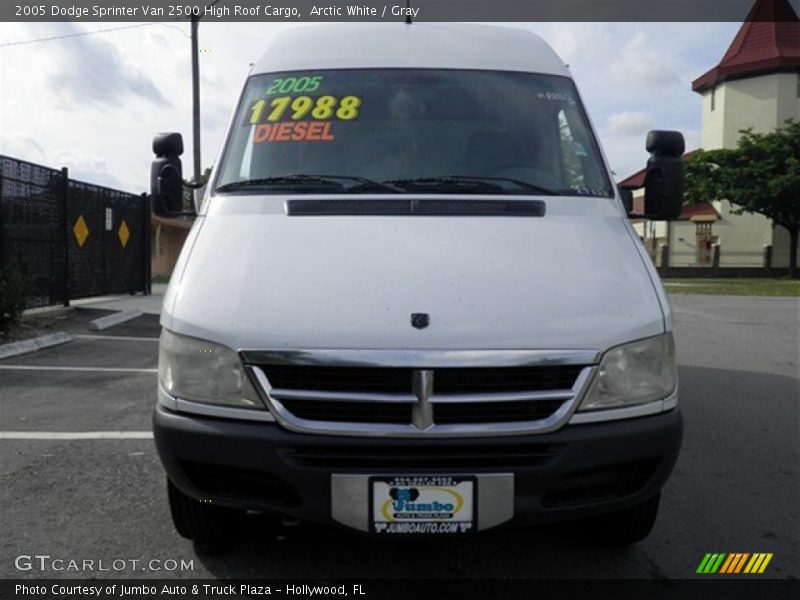 Arctic White / Gray 2005 Dodge Sprinter Van 2500 High Roof Cargo