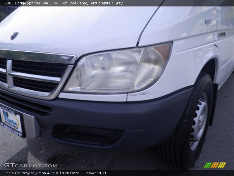 Arctic White / Gray 2005 Dodge Sprinter Van 2500 High Roof Cargo