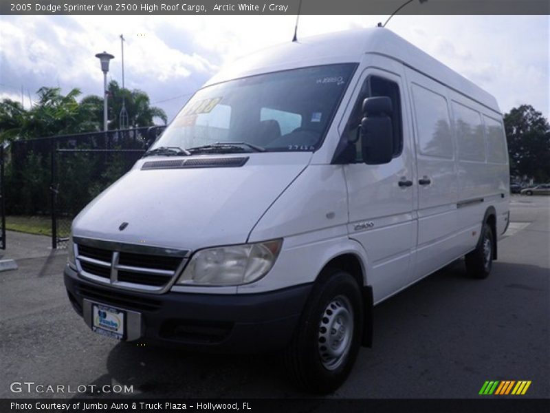 Arctic White / Gray 2005 Dodge Sprinter Van 2500 High Roof Cargo