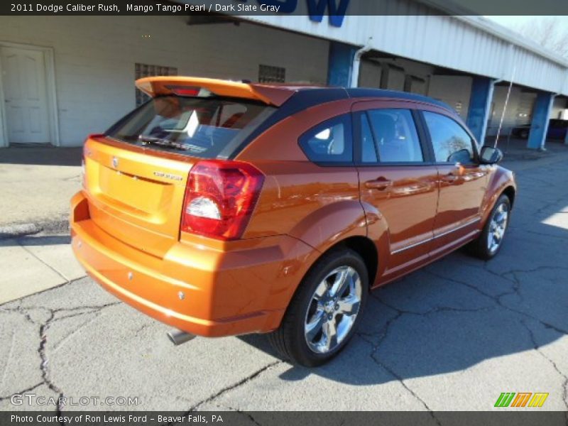 Mango Tango Pearl / Dark Slate Gray 2011 Dodge Caliber Rush